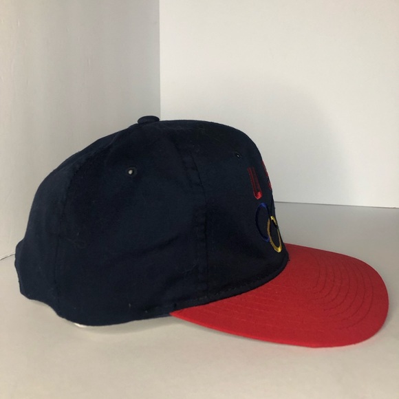 Vintage 90's OlympiCap USA Olympics Snapback 1996 Olympic Hat - Picture 4 of 5